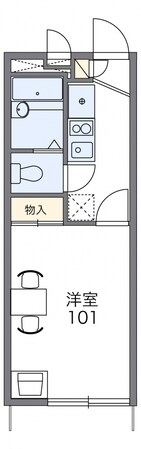 レオパレスメロディーベルＩＮＯの物件間取画像